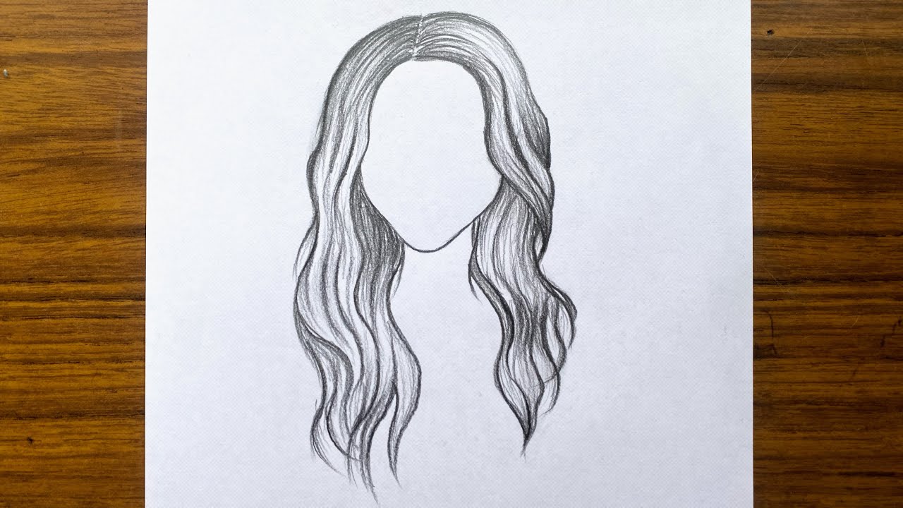 Hair Drawing Girl Easy At Anna Ellis Blog Hair Drawing Girl Easy At Anna Ellis Blog