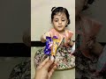 aaira ko chocolate khana hai 🍫🍫🍭 cutebaby shorts khansisters123