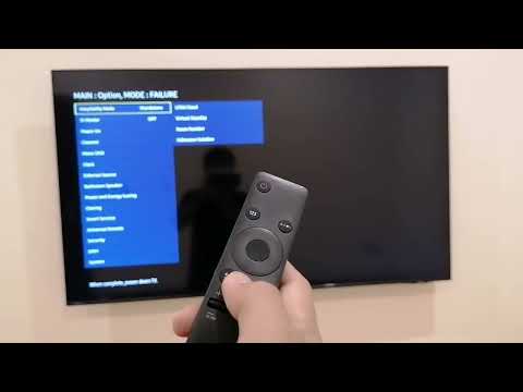 Samsung Hotel TV Smart Remote Service Code and network settings