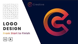 How to design a logo with circular grid | Adobe Illustrator Tutorial