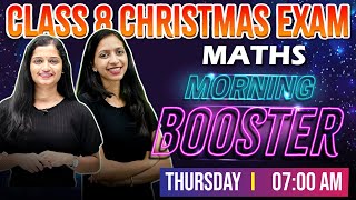 Class 8 Maths Christmas Exam | Morning Booster | Exam Winner