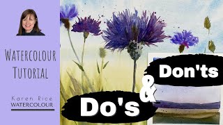 Do's & Don'ts Watercolour Painting Tutorial