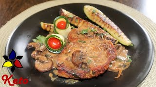 Keto Pork Chops in Mushroom Gravy | Keto on Vacation: self catering tips \u0026 tour of Zadar, Croatia