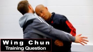 Wing Chun training - wing chun how to use head to attack Q58