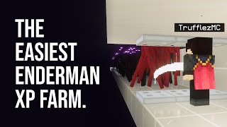 Easy Enderman XP Farm for Minecraft Java Edition (No Endermite)