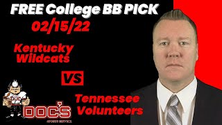 College Basketball Pick - Kentucky vs Tennessee Prediction, 2/15/2022 Free Best Bets & Odds