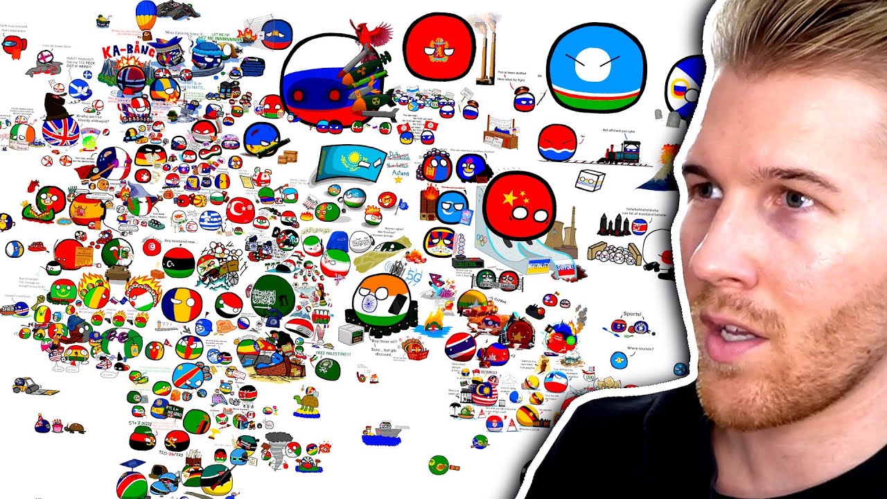 World Maps Explained By Countryballs Youtube