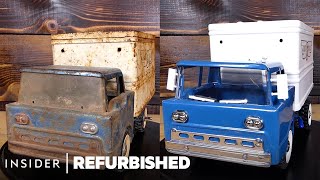 How A 1960s Structo Toy Truck Is Restored | Refurbished