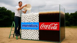 DIY Coca Cola and Mentos vs Aquarium | Best Experiments and Tests