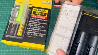 Unboxing \u0026 Testing Nitecore Intellicharger New I2 Battery Charger Li-ion Lithium 18650 26650 Battery