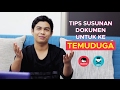 Tips Susunan Dokumen Untuk Ke Temuduga