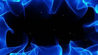 Magical Blue Colorful Frame Border Floating Particles Motion 4K