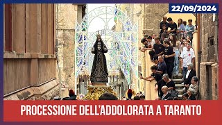 Taranto: procession of Our Lady of Sorrows 2024