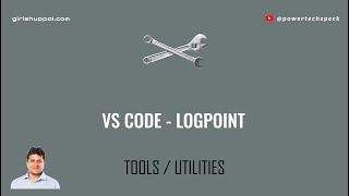 How to use Logpoint feature in VS Code instead of Console.log in JavaScript Code?