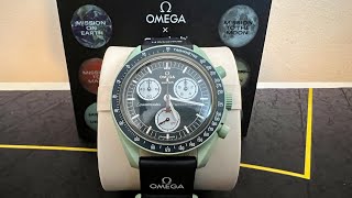Omega X Swatch Speedmaster Review & Comparison Mission On Earth - Moonswatch