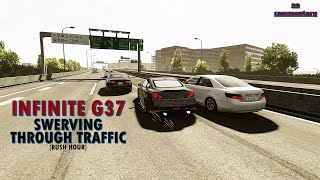 Traffic Couldn’t Handle The Cutting Up In infinite G37!!First Person Pov/Chasecam(No Commentary)