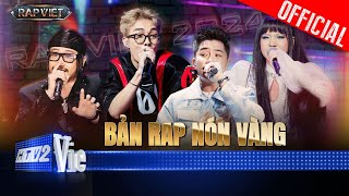 TỔNG HỢP bản rap ẵm trọn 4 NÓN VÀNG: Robber, Dangrangto, Mason Nguyễn, Saabirose | Rap Việt 2024