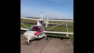 Super Petrel Seabird SP100 Aeropilot airplane aphibia fligt and landing in the water