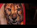 Cheetah tattoo - designed by Levgen