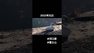 2023年の初日の出#shorts #正月 #幸運 #河口湖 #富士山 #backnumber