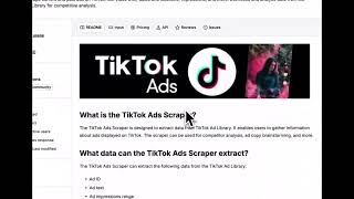 How to Scrape TikTok Ads at Scale Using TikTok Ad Library + Apify