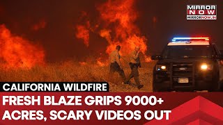 California Wildfire: Fresh Blaze Torch LA, Grips 9000 Acres | Thousands Evacuated | Scary Videos Out