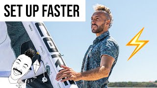 Set Up your Kite Gear FASTER ⚡ | Get High with Mike | JTTT7