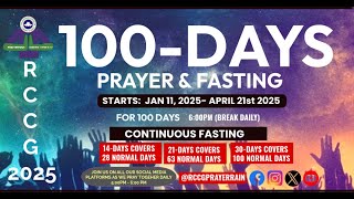 RCCG 100 DAYS FASTING AND PRAYERS (DAY THIRTY-FORTY-THREE || PRAYERRAIN LIVE ||