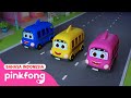 Wheels on the Bus dan lain-lain | Lagu Bahasa Inggris | Kumpulan Lagu Mobil 3D | Pinkfong Indonesia