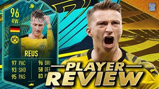 96 PLAYER MOMENTS REUS PLAYER REVIEW! MOMENTS REUS SBC - FIFA 22 ULTIMATE TEAM