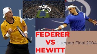 Roger Federer vs Lleyton Hewitt - Us Open Final 2004 #tennis #tennisplayer #usopen