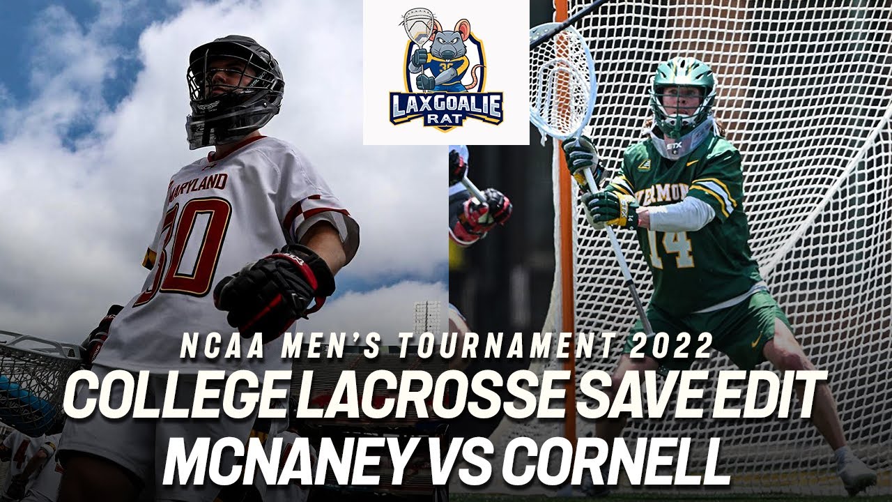 Logan McNaney (Maryland) Vs Ryan Cornell (Vermont) - College Lacrosse ...