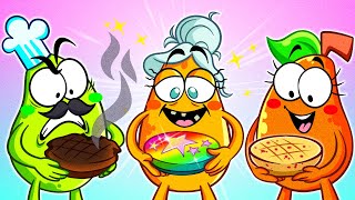 Pears VS Grandma Cooking Challenge 🥮🍰 Kitchen Hacks And Cooking Secrets By Pear Vlogs 🍐