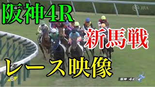 10/30 阪神4R 新馬戦 レース映像