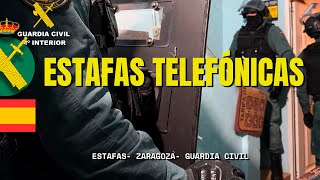 Detenidas seis personas por estafar más de 100.000 euros mediante estafas telefónicas.