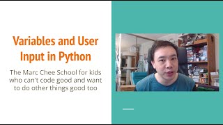 Getting Started Episode 2: Variables and Input in Python