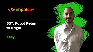 Robot Return to Origin | LeetCode 657 - Python
