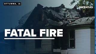 Woman arrested following fatal weekend fire in Ottumwa