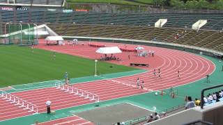 20150711_平成27年兵庫陸上競技選手権_女子少年B 100mH 決勝4組