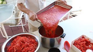 Homemade Tomato Sauce made by Pasquale Sciarappa