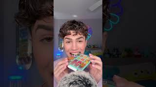 Chewing on 100 random objects #asmr #chewing #asmrvideo