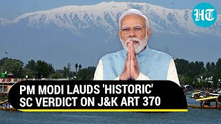 PM Modi's Big Assurance To J&K After SC's Article 370 Verdict; 'Fulfilling your dreams...' | Watch