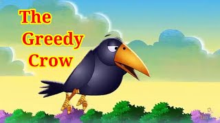 Stories / The Greedy Crow ll English Moral Story ll Story in writing.