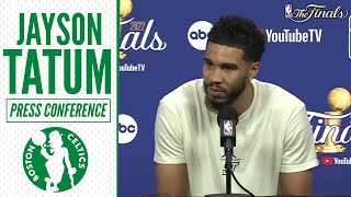 Jayson Tatum on Relationship w/ Jaylen Brown: "We're two young guys who want to win at all costs."