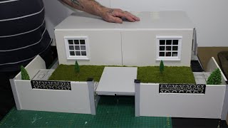 From Outside to inside Part 6 Victorian House 1:12 scale front Garden #dollhouse #miniature