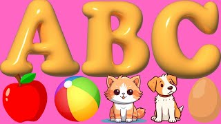 ABC Alphabets Letters l Phonics Sounds l A For Apple l ABC Songs l Learn Alphabets l Kids Songs for