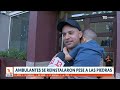 vendedores ambulantes se reinstalan en estación central pese a veredas saturadas con piedras