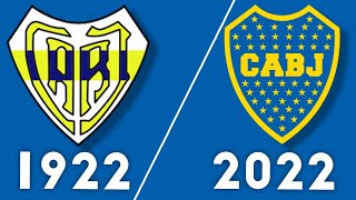 The Evolution of Boca Juniors Logo (1900-2022)