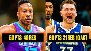 NBA "HISTORICAL Stat Lines" MOMENTS