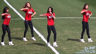 130421 경남FC vs 강원FC 씨스타 러빙유+나혼자 by 루넨스